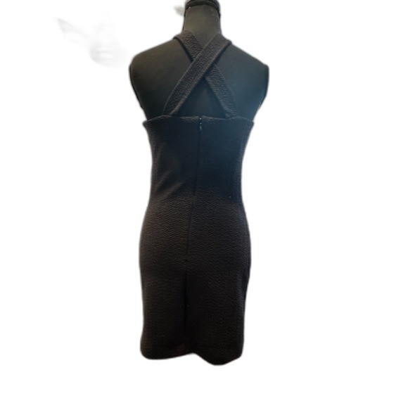 🖤 Topshop Black Mini Bodycon Dress • Size 6 • Stretchy & Chic ✨ - Picture 8 of 9